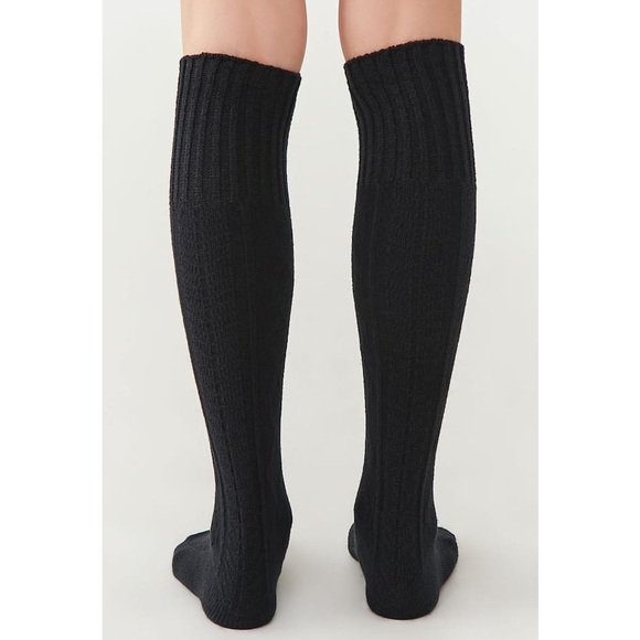 Sweater Knitted Pattern Knee High Socks - Picture 4 of 4